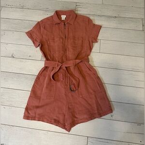 New without tags Nicole Miller Terracotta Button Down S